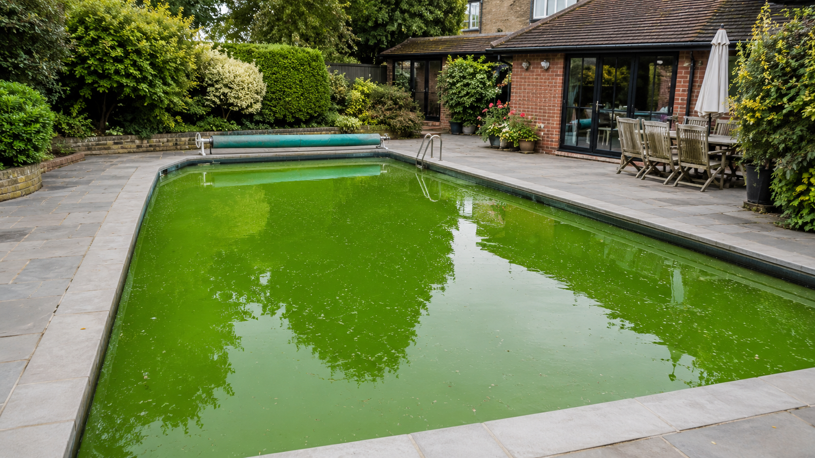 Green Pool Water