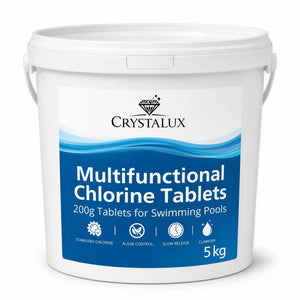 CrystaLux Multifunctional 200g Chlorine Tablets 5kg CrystaLux
