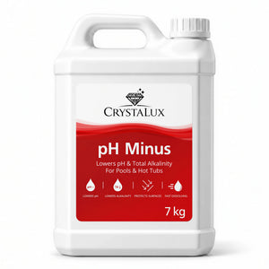 CrystaLux pH Minus 7kg Pool & Spa pH Reducer CrystaLux